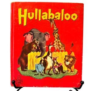 Vintage 1951 Hullabaloo Book by Georgiana, Tell-A-Tale, Whitman, HC